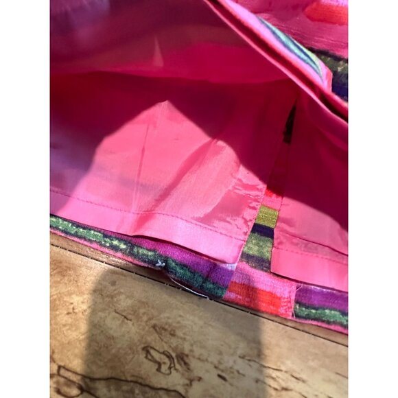 Ann Taylor Size 14 Striped Mini Skirt – Lined & Vibrant - Picture 4 of 6